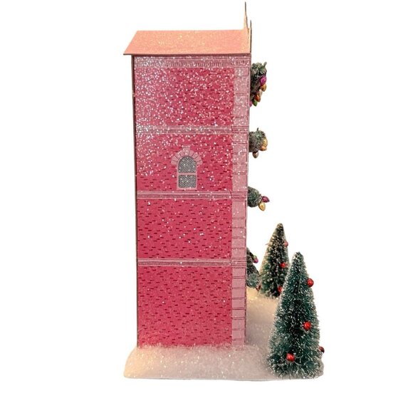 Anthropologie Emily Taylor Holiday Village House Cocoa & Mistletoe Christmas NIB - Picture 4 of 7